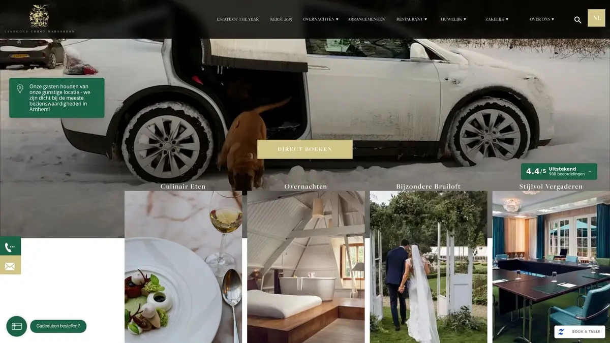 Zakelijke vergaderlocatie Arnhem langoed Groot